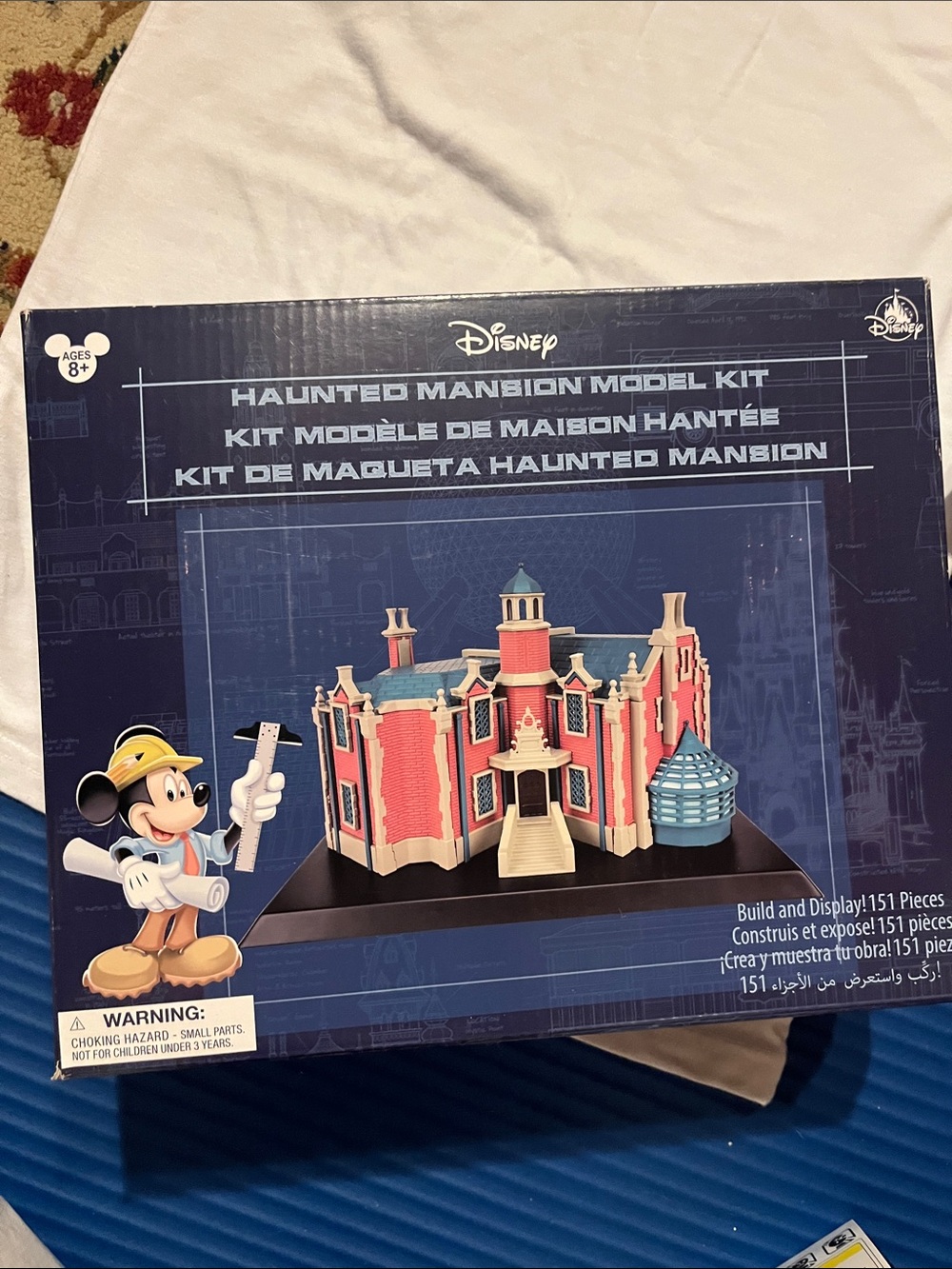 NEW Disney 151 Piece Build & Display The Haunted Mansion Model Building Kit-NIB